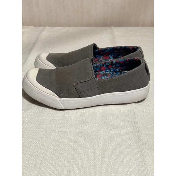KEEN Women's Elena Slip-ON Sneaker Shoes Gray Size 7 Leather Slip On - Picture 4 of 8